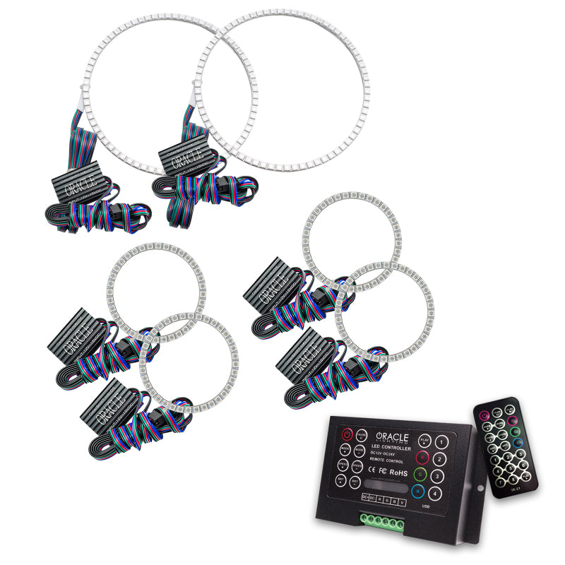 ORACLE Lighting Oracle Nissan Frontier 01-04 Halo Kit - Triple - ColorSHIFT w/ 2.0 Controller
