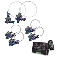 ORACLE Lighting Oracle Nissan Frontier 01-04 Halo Kit - Triple - ColorSHIFT w/ 2.0 Controller