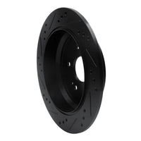 R1 Concepts R1 2005-2018 Acura RDX Rear Right Drilled & Slotted Black Brake Rotor