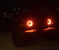 ORACLE Lighting Oracle Jeep Wrangler JL/JT LED Surface Mount Headlight Halo Kit - w/ BC1 Controller