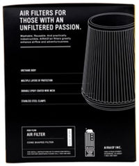Airaid Universal Air Filter - Cone 6in Flange x 7-1/4in B x 5in T x 7in H