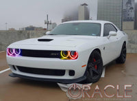 ORACLE Lighting Oracle Dodge Challenger 08-14 LED Waterproof Halo Kit - ColorSHIFT w/ Simple Controller