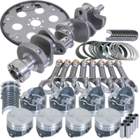 Eagle Chevy 305 1Pc 3.480in Crank 5.700in I-Beam Rods 3.776in Pistons 168 Tooth FP Balanced Assembly