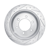 R1 Concepts R1 76-80 Chevrolet Luv Front Right Drilled & Slotted Silver Brake Rotor