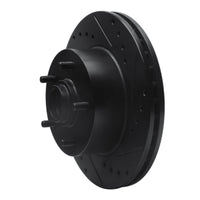 R1 Concepts R1 67-74 Buick GS Front Right Drilled & Slotted Black Brake Rotor