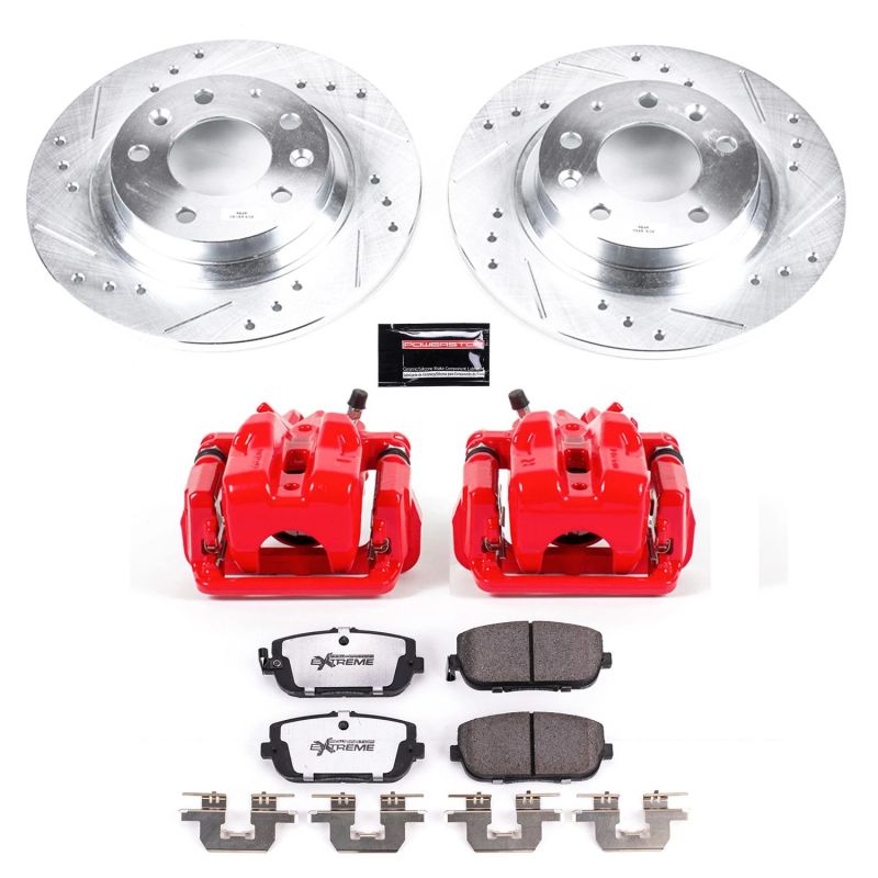 PowerStop Power Stop 06-15 Mazda MX-5 Miata Rear Z26 Street Warrior Brake Kit w/Calipers