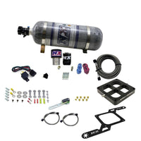 Nitrous Express Single Entry Crossbar RNC .178 4500 Flange Nitrous Kit (250-650HP) w/Comp Bottle
