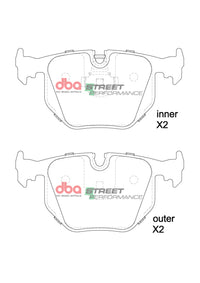 DBA 03-06 BMW M3 E46 SP Performance Rear Brake Pads