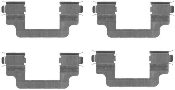 TEXTAR 82073500 Brake Pad Fitting Kit