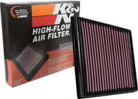 K&N Engineering K&N 2015 Jaguar F-Pace V6-3.0L F/I Right Side Replacement Drop In Air Filter
