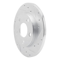 R1 Concepts R1 04-16 Buick ALLURE Rear Right Drilled & Slotted Silver Brake Rotor