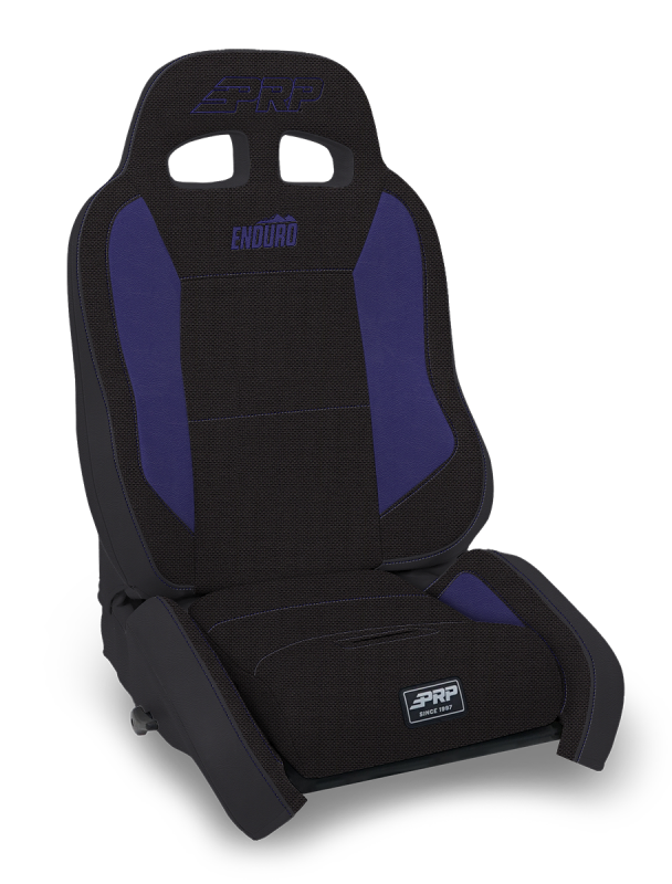 PRP Seats PRP EnduroCrawl Reclining Suspension Seat - Black/Purple Tweed - Driver