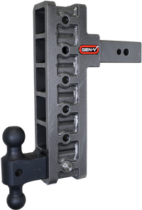 GEN-Y Hitch Gen-Y Mega Duty 2.5in Shank 12in Offset Drop 3.5K TW 32K Hitch w/GH-0161 Dual-Ball
