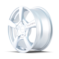Touren 3190 TR9 17x7 / 4x100/114.3 BP / 42mm Offset / 67.1mm Hub Gloss Hyper Silver Wheel