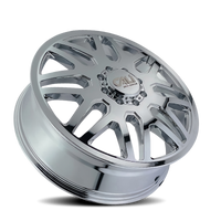 Cali Off-Road 9115D Invader Dually 24x8.25 / 8x165.1 BP / 115mm Offset / 121.3mm Hub Chrome Wheel