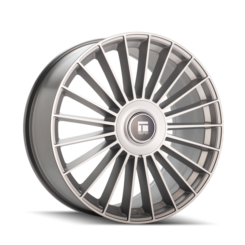 Touren 3610 TR10 22x9 / 5x114.3/127 BP / 35mm Offset / 78.3mm Hub Satin Silver Machined Wheel