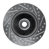 R1 Concepts R1 86-92 Jeep COMANCHE Front Left Drilled & Slotted Silver Brake Rotor