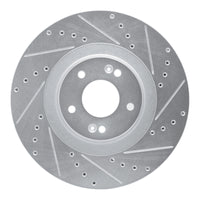 R1 Concepts R1 20-25 Hyundai Palisade Front Right Drilled & Slotted Silver Brake Rotor