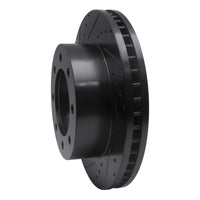 R1 Concepts R1 05-12 Ford F-250 4WD (Super Duty) Front Left Drilled & Slotted Black Brake Rotor