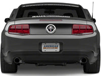 Raxiom 10-12 Ford Mustang Aero Tail Lights- Black Housing (Smoked Lens)