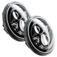 ORACLE Lighting Oracle 7in High Powered LED Headlights - Black Bezel - White