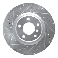 R1 Concepts R1 12-20 BMW 230I Rear Left Drilled & Slotted Silver Brake Rotor
