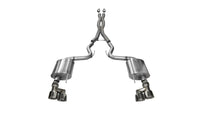 CORSA Performance Corsa 2015-2017 Ford Mustang GT 5.0 3in Cat Back Exhaust Polish Quad Tips (Sport)