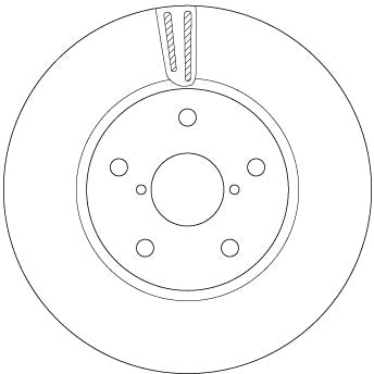 TRW MOTO DF6727S Brake Disc