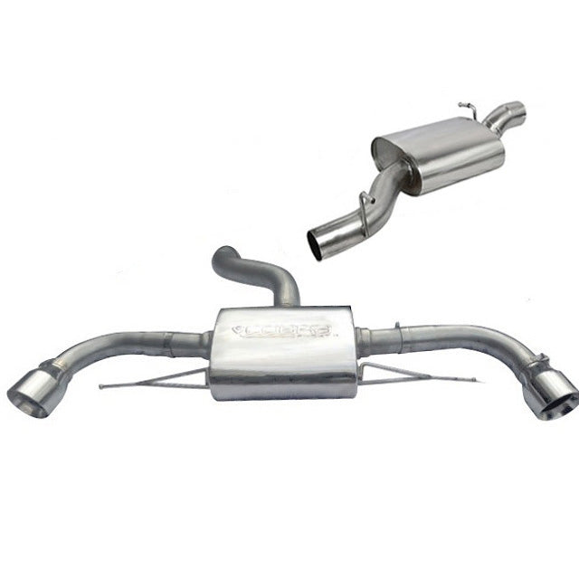 Cobra Exhaust Audi TT (Mk2) 3.2 V6 Coupe (2007-11) Cat Back Performance Exhaust |