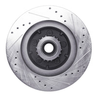 R1 Concepts R1 1969-1973 Chrysler New Yorker Front Left Drilled & Slotted Silver Brake Rotor