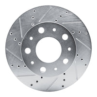 R1 Concepts R1 14-25 Ram Promaster 2500 Front Left Drilled & Slotted Silver Brake Rotor