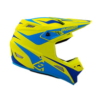 Answer 26 AR1 Mototown Helmet Matte Hyper Acid/Cyan/Dark Blue - XL