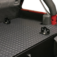 Tuffy Products Tuffy 4Ftx3Ft Black Diamond Plate Vinyl Mat
