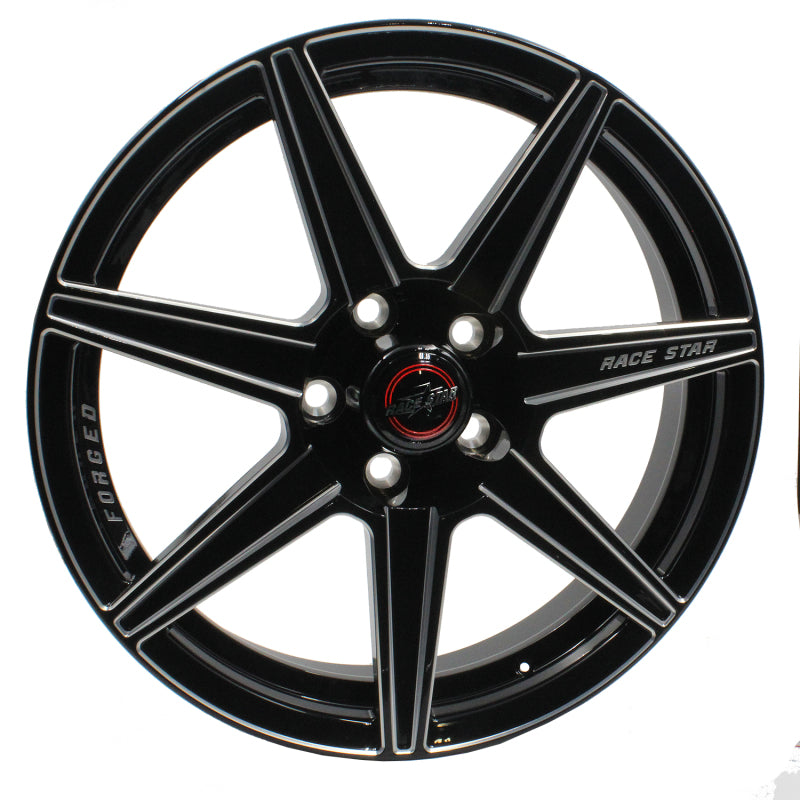 Race Star 72 ValStar 15x3.75 / 5x4.50BC / 1.75BS / 3.072in CB / Black w/Machined Accents Wheel
