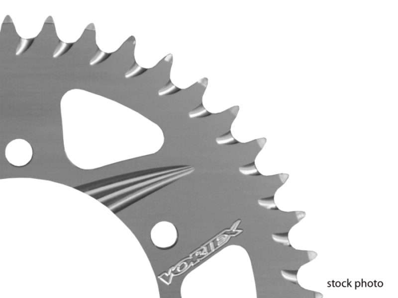 Vortex Racing Aluminum Rear Sprocket 428 54 Tooth- Silver