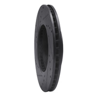 R1 Concepts R1 01-07 Ford Escape Front Right Drilled & Slotted Black Brake Rotor