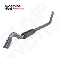 Diamond Eye Performance Diamond Eye 4in SS TURBO BACK SGL DUMP OUT 98.5-02 DODGE INCLUDING TIP NO MFLR