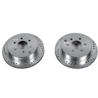 PowerStop Power Stop 05-19 Nissan Frontier Rear Evolution Drilled & Slotted Rotors - Pair