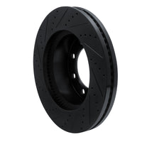 R1 Concepts R1 12-25 Ford F-250 4WD (Super Duty) Front Right Drilled & Slotted Black Brake Rotor