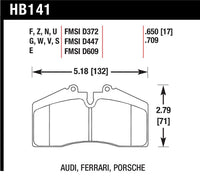 Hawk Performance Hawk 94-96 Ferrari 456GT Rear / 91-94 Porsche 911 Rear / 94-98 Porsche 911 Front / 86-91 Porsche 928