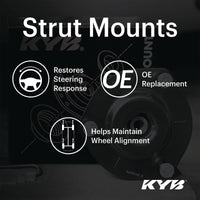 KYB Shocks & Struts Strut Mounts Front INFINITI G35 (RWD) 2003-06 INFINITI G35 (RWD) 2007 NISSAN 350
