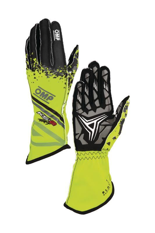 OMP KS-2 ART my2025 KART GLOVES RED / BLACK SZ 5 (KIDS)