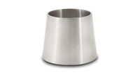 Vibrant 3.0in x 1.5in T304 Stainless Steel Straight Reducer - 6in Length