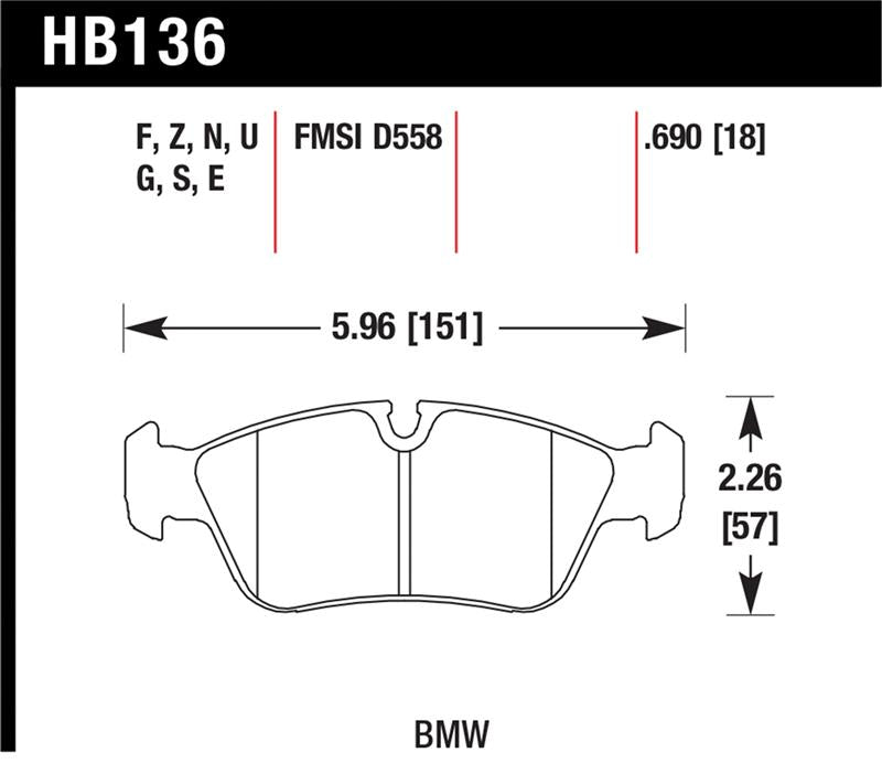 Hawk Performance Hawk HPS Street Brake Pads