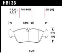 Hawk Performance Hawk HPS Street Brake Pads