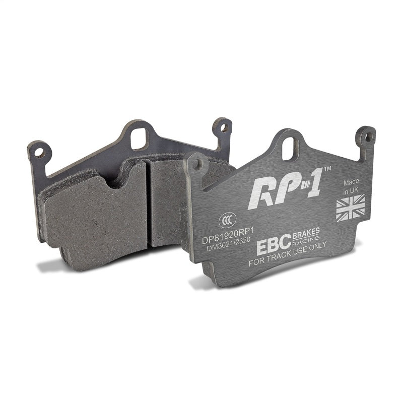 EBC Racing 12-16 Porsche Boxster (Cast Iron Disc Only) RP-1 Race Rear Brake Pads