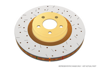 DBA 97-06 Acura Integra Type R Rear 4000 Series Drilled & Slotted Rotors