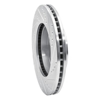 R1 Concepts R1 91-96 Toyota Previa Front Left Drilled & Slotted Silver Brake Rotor