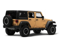 Raxiom 07-18 Jeep Wrangler JK Axial Series JL Style LED Tail Lights- Black Housing- Red Lens