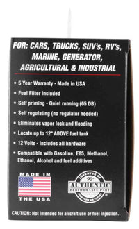 K&N Engineering K&N Performance Electric Fuel Pump 4-7 PSI